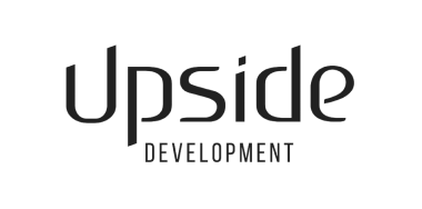 Лого Upside development, темное