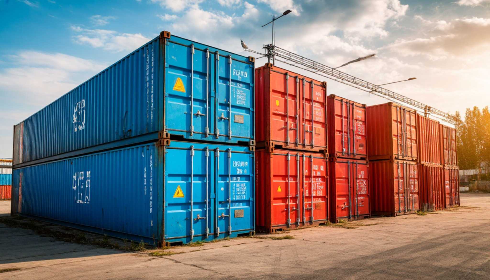 Статья Типы и виды грузовых морских контейнеров, фото